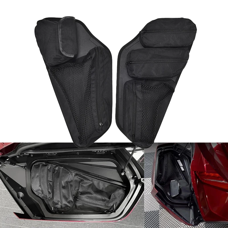 Motorcycle Saddle Bag Side Case Trunk Storage Gear Bag Pocket For HONDA Goldwing Tour DCT Airbag 1800 F6B GL1800 2018-2022