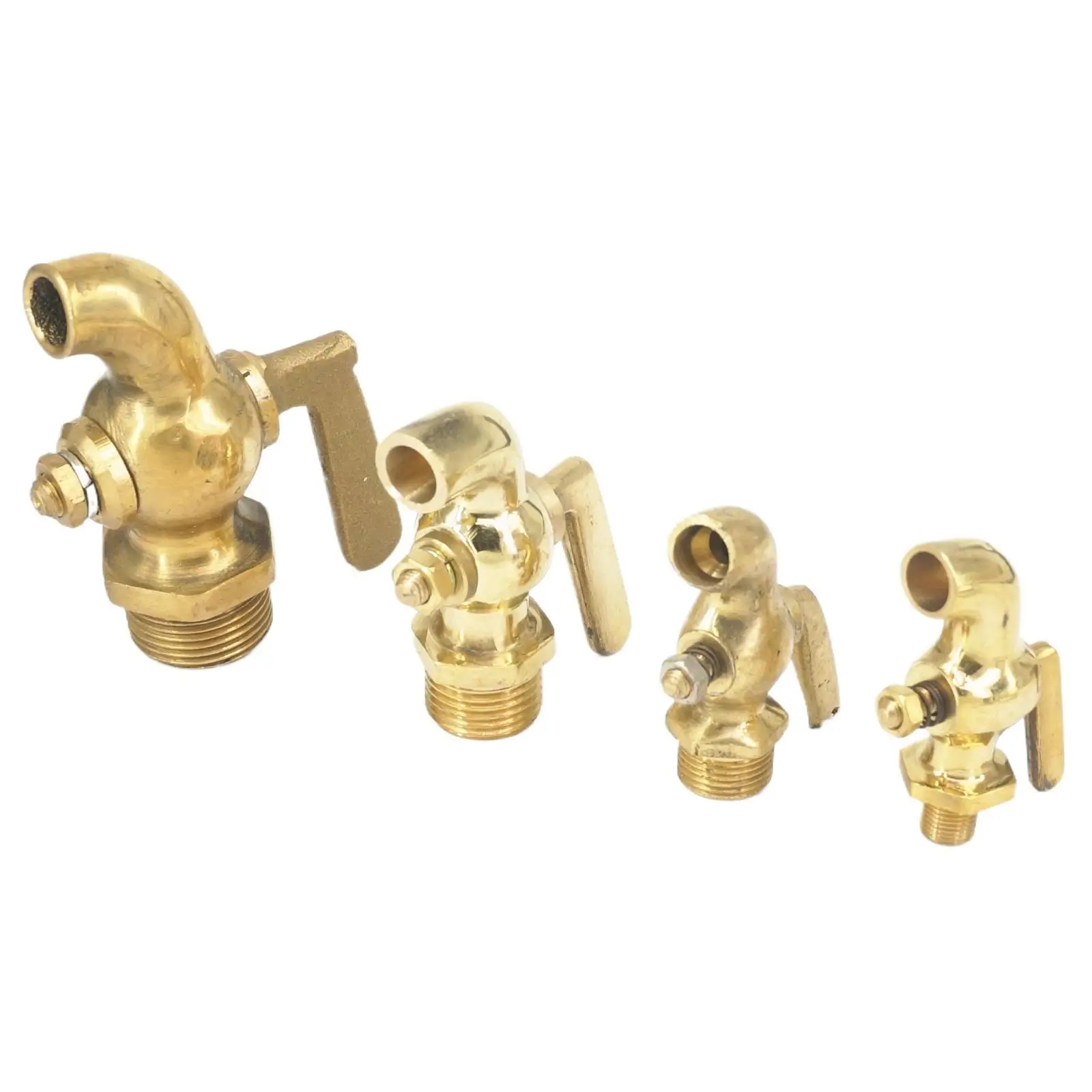 

1/8" 1/4" 3/8" 1/2" BSP Male Bronze Brass Handle Faucet Petcock Tap 0-80 Celsius Tea-furnace Water Boiler Insulation Barrel