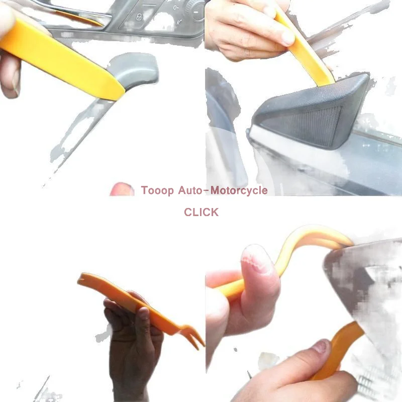 4Pcs Car Panel Disassembly Tool Kit Multipurpose Nail Puller for Auto Audio Door Trim Repair Home Garage Work