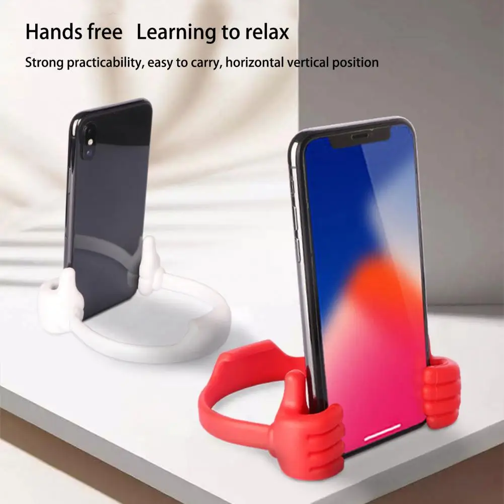 

Держатель для мобильного телефона с большим пальцем вверх, пластиковая подставка для телефона, портативная настольная подставка, подставка для большого пальца для мобильного телефона, универсальный кронштейн для телефона iPad