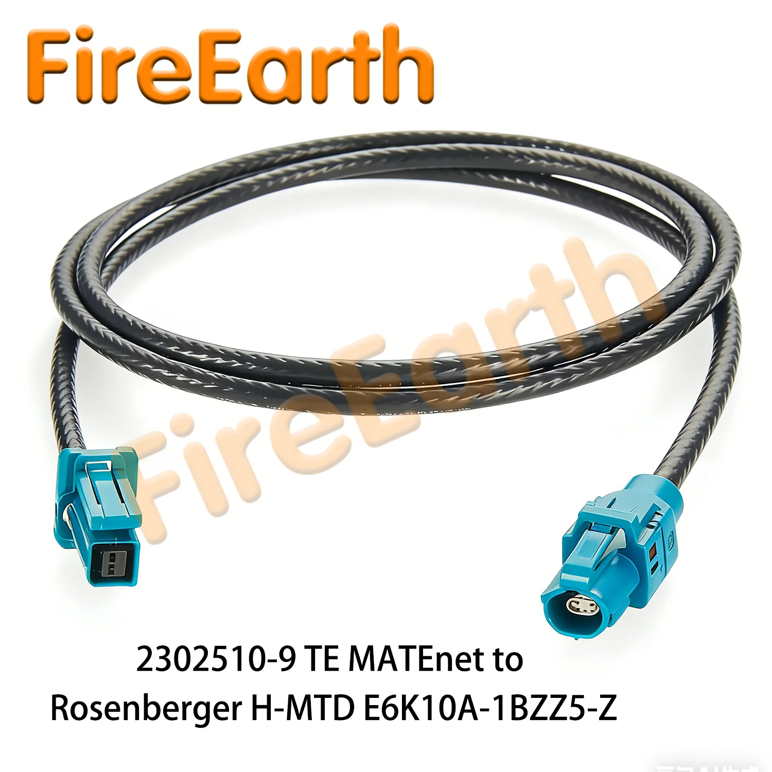 H-MTD to MATEnet Automotive Ethernet Cable, 2302510-9 TE MATEnet to Rosenberger H-MTD E6K10A-1BZZ5-Z Vehicle Ethernet Harness 1m