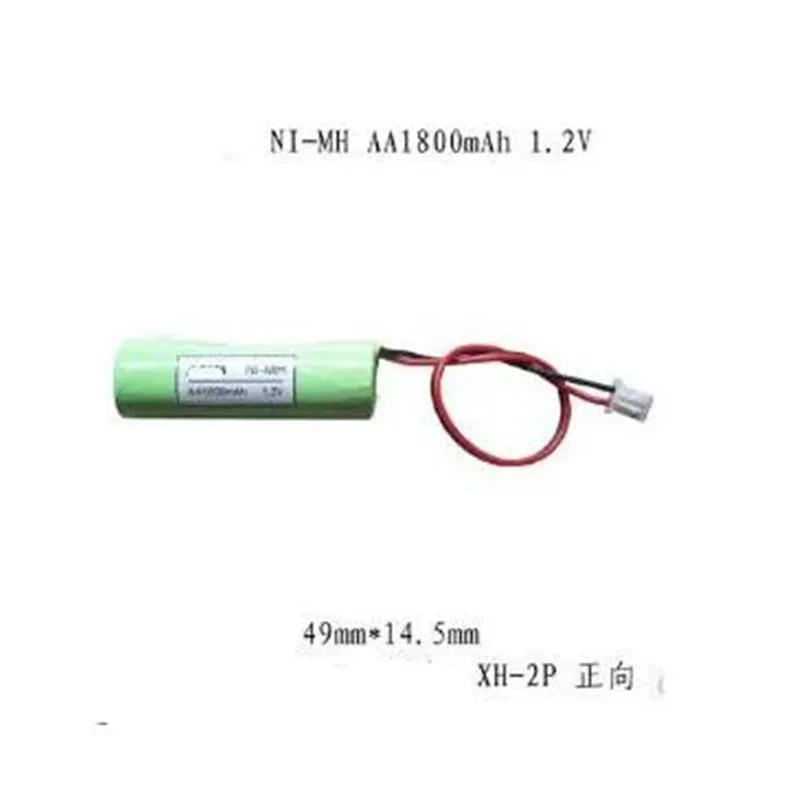 

2Pcs/Lot Nickel Hydride Ni-MH 1.2V AA 1800Mah Nimh Rechargeable Battery For Emergency Light