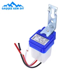 AS-10 Waterproof Optical Sensor Switch Street Light Automatic Control Switch Photoelectric Sensor Switch DC 12V 24V AC 110V 220V