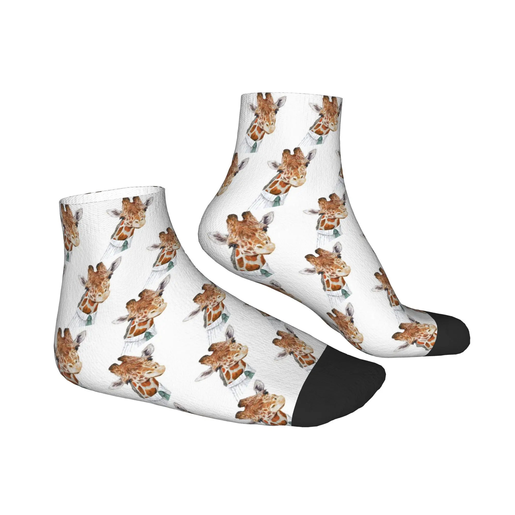 جوارب الزرافة Harajuku جوارب عالية الجودة لجميع المواسم إكسسوارات الجوارب لهدايا الرجل والمرأة