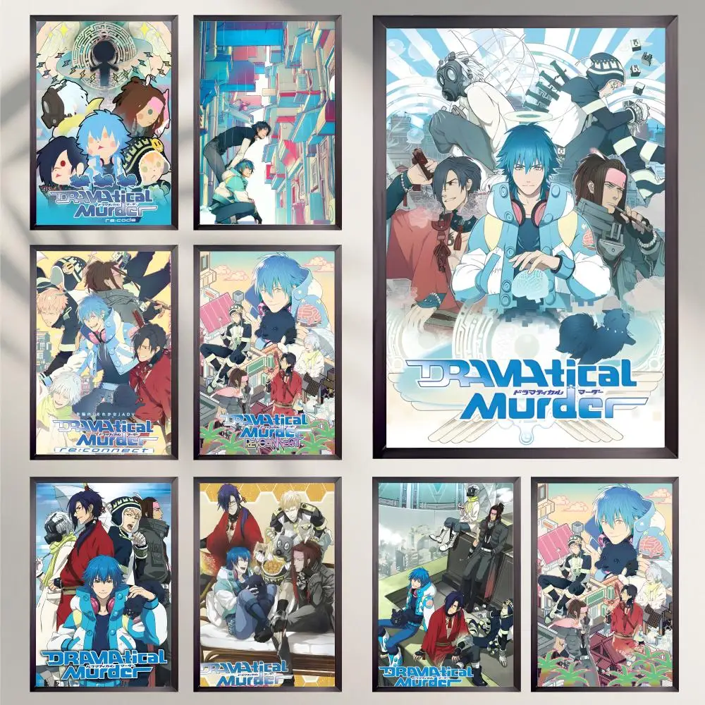 Game D-DRAMAtical M-Murder Poster HD Versatile Waterproof Wall Decor Self Adhesive Perfect for Any Room & Ideal Gift