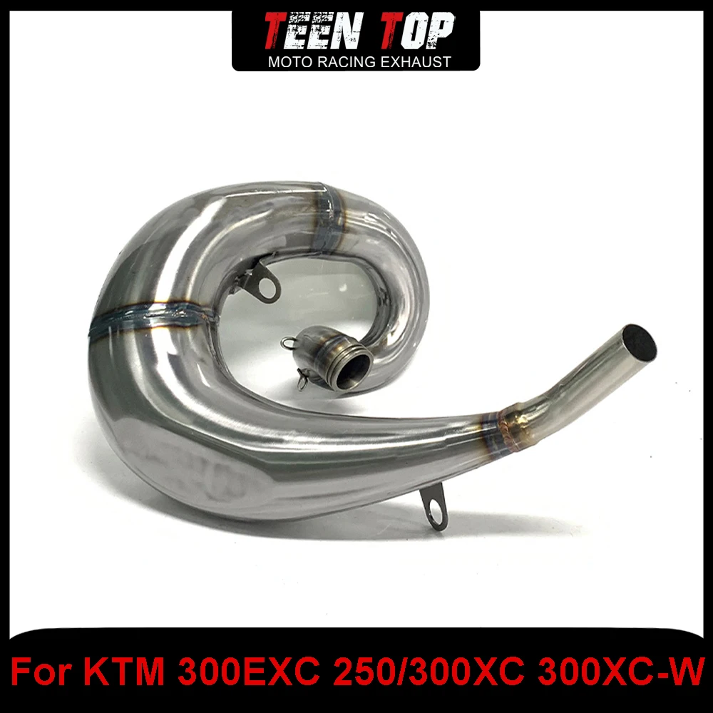 Motorcycle Exhaust Escape Front Link Pipe For KTM 250SX 250/300 XC-W Offroad Bike Exhaust Header For Husqvarna TE250/TE300 2023