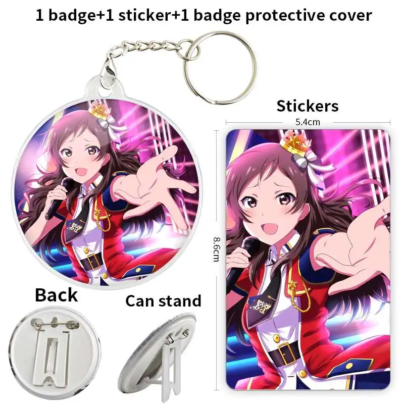 Kitazawa Shiho Anime Character Game Soft Button Badge Brooch anchor Peripherals Pin Personalized Chest tag Commemorative