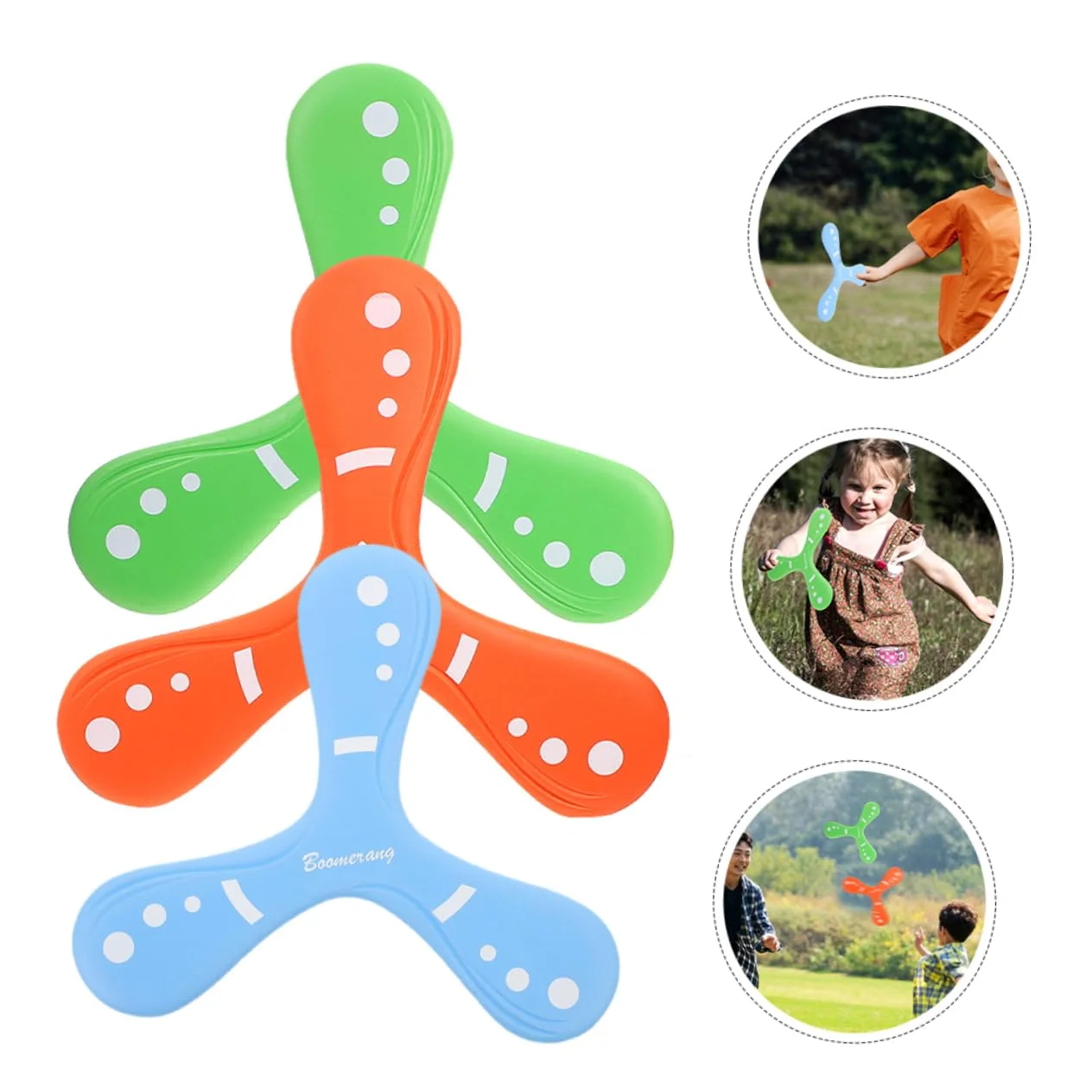 Kinderen Zachte Driebladige Boomerang Terugkerende Boomerang Outdoor Vliegende Boomerang Speelgoed Disc Games voor kinderen Beginners Sport Speelgoed