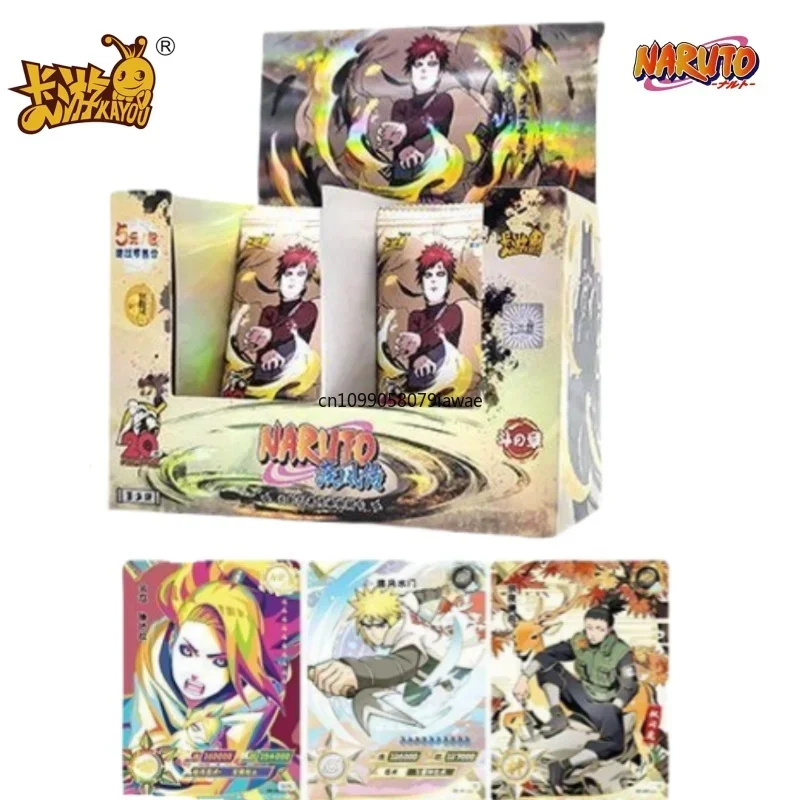 

KAYOU NARUTO TCG Card Game Booster Box Full Series Random Pack Anime Action Figure Toys for Kids Boys Gift Collection