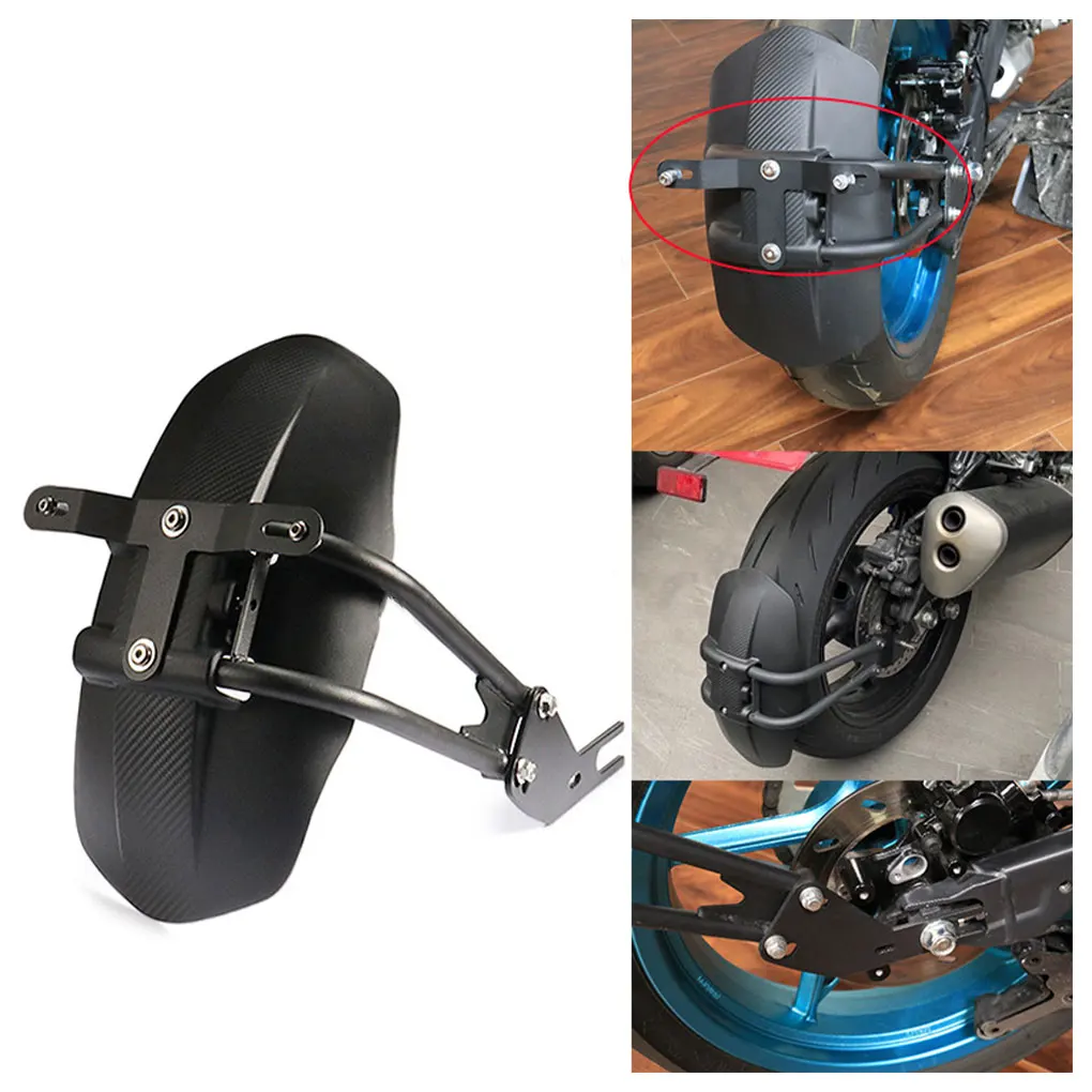 Parafanghi estensori per parafango posteriore retrò universale per moto Parafango posteriore per moto con staffa targa Accessorio per moto