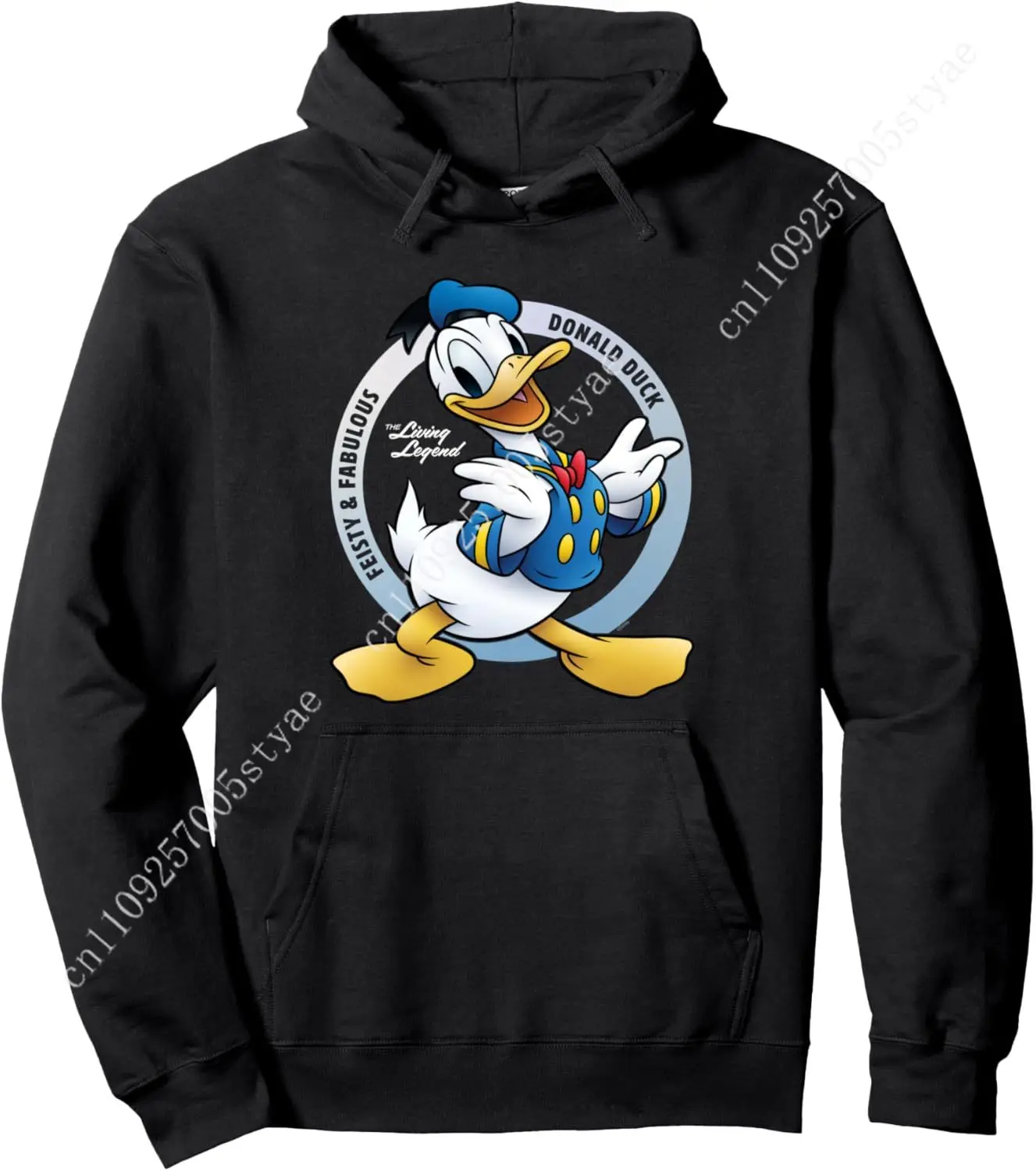 

Disney Donald Duck 90th Anniversary Feisty & Fabulous Legend Pullover Hoodie