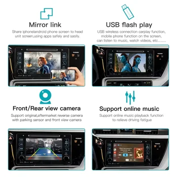 AUTOABC 2025 適用於Toyota Auris C-HR 2014-2018 的無線 Carplay,支援 Android Auto、Mirror Link 和 AirPlay 功能 10 最佳銷售 Auris CarPlay - №1