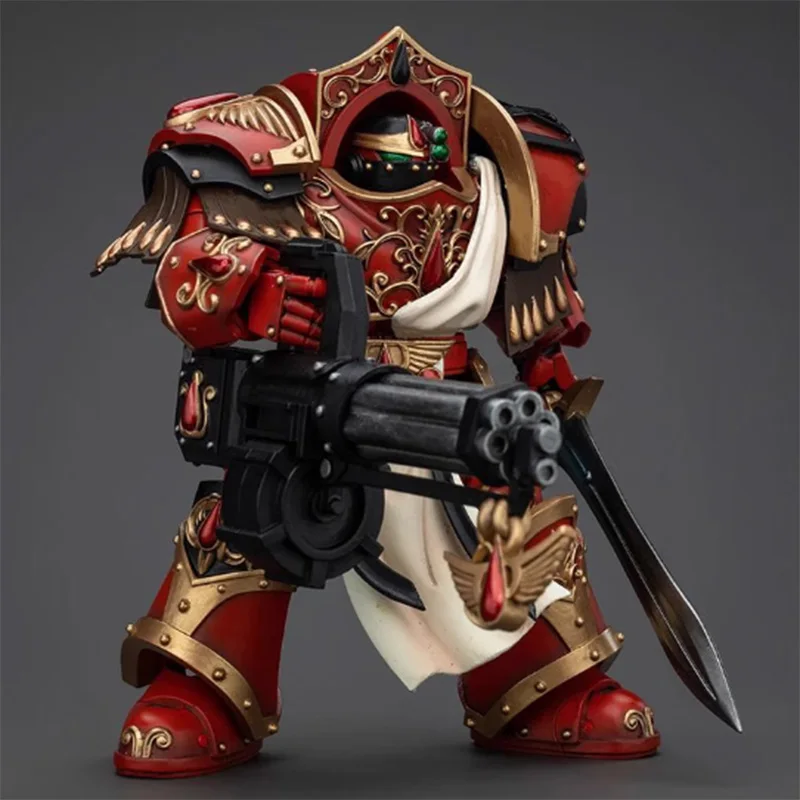 JOYTOY Warhammer 40K Blood Angels Crimson Paladins Squad Crimson Paladin with Iliastus Assault Cannon Model Toys Gift