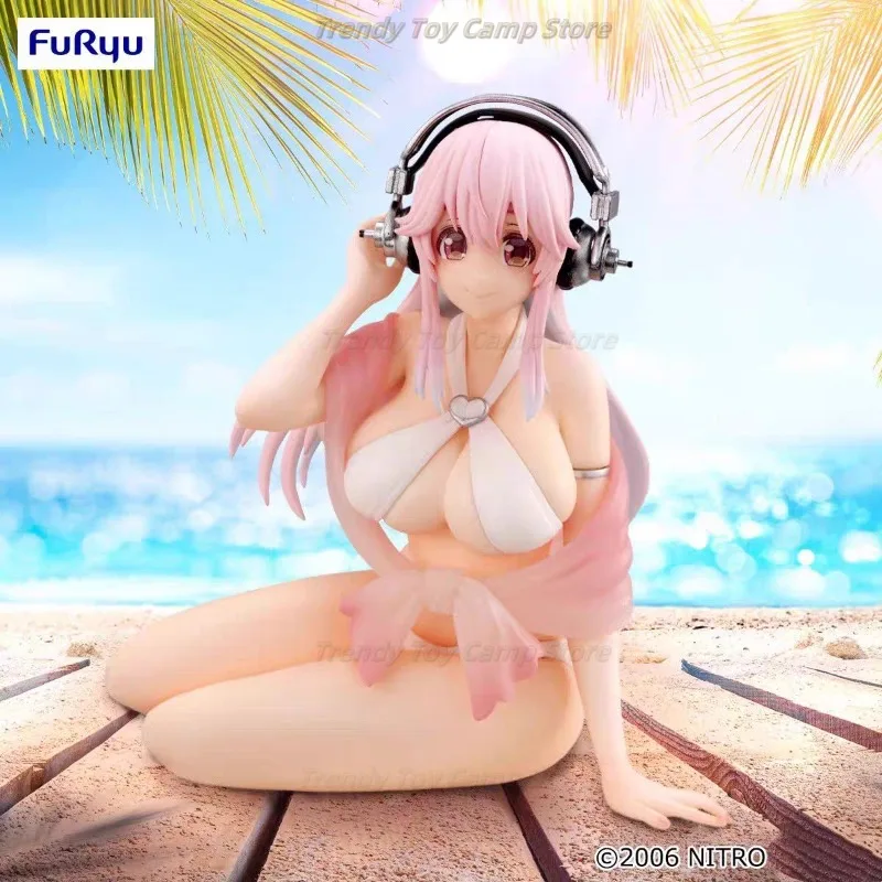 

【В наличии】Настоящий летний купальник FuRyu Super Sonico, сексуальный микрожировой пейзаж, подарочная коллекция ручной работы