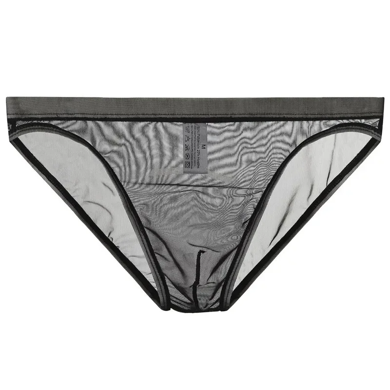 

Sexy Mens Panties Transparent Low Rise Pouch Briefs Underpants Underwear