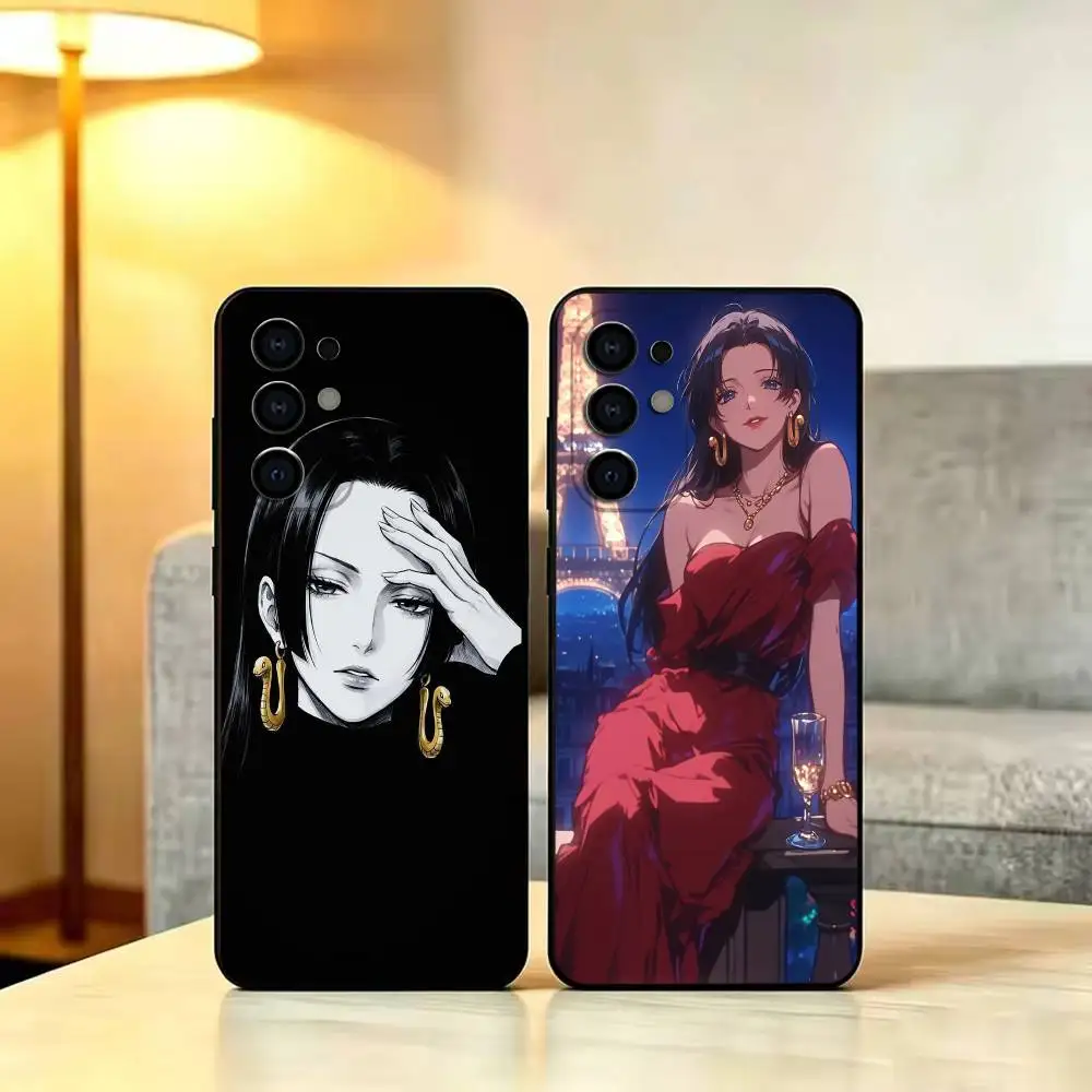 A-Manga Character e-empress-s  Phone Case For Samsung S 25,24,23,22,30,21,10,9,Ultra,Plus,Lite,FE,4,5 G Soft Black Case