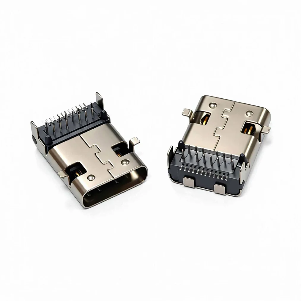 Type C USB 3.1   24 Pin Connector Type-C Socket SMD DIP Female Jack For PCB High Current Charging Port Transfer Data