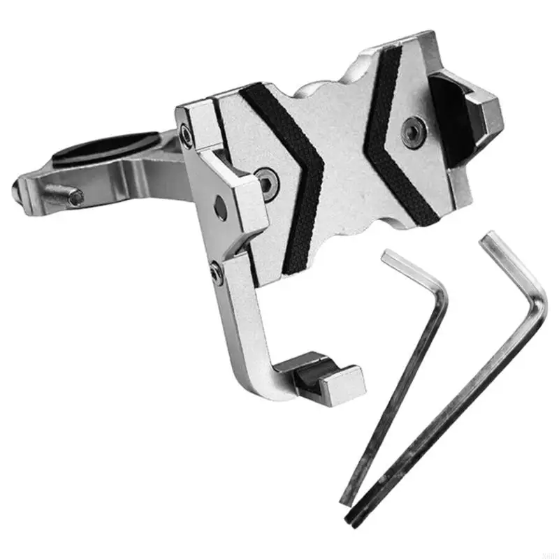 X6HF Motorcycle Phone Holder 360 Degree Rotating Scooter Handlebar Mounted Stand