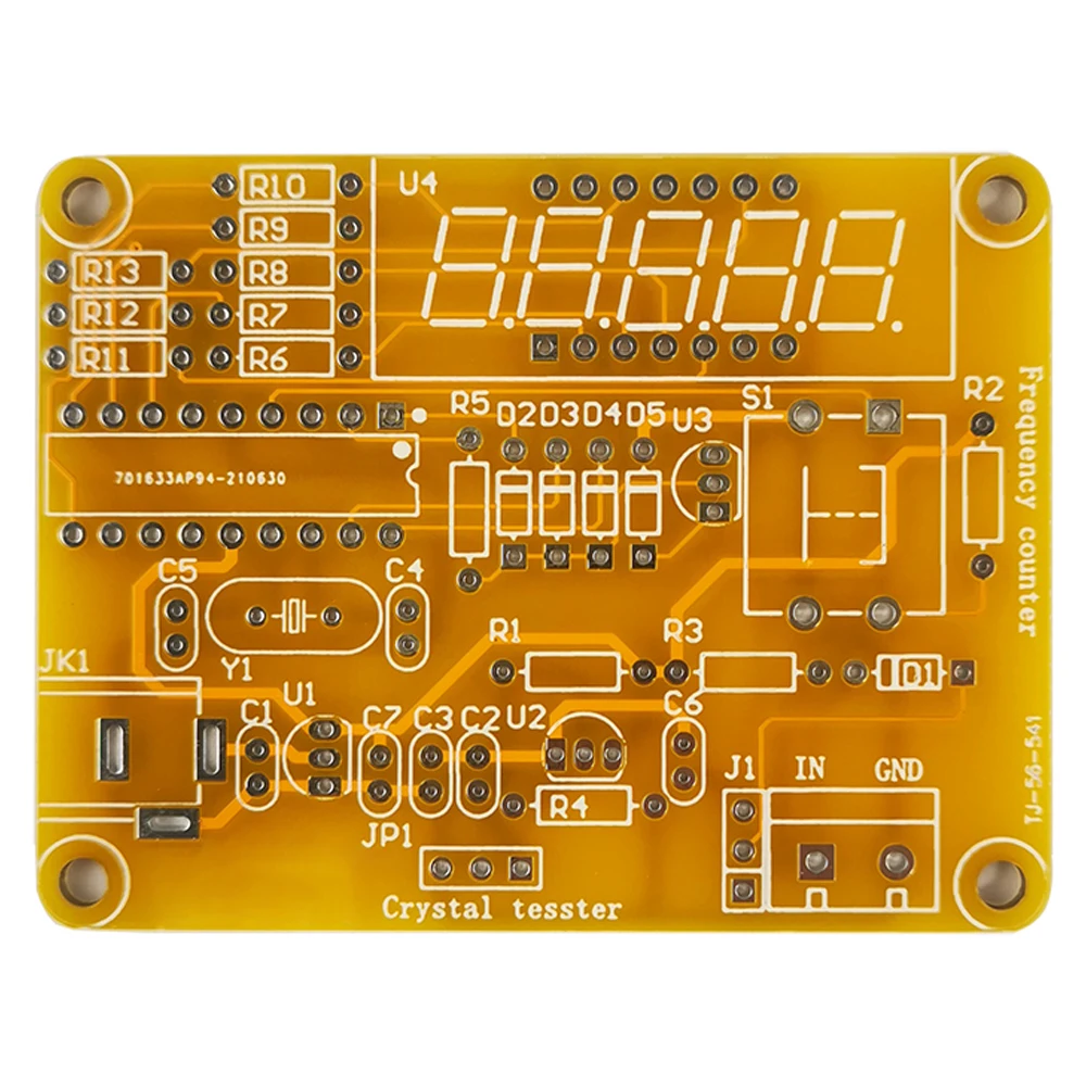 DIY Frequency Measurement Kit 1Hz-50MHz Frequency Meter High Precision Digital Tube Display Welding Practice DIY Electronic Kit