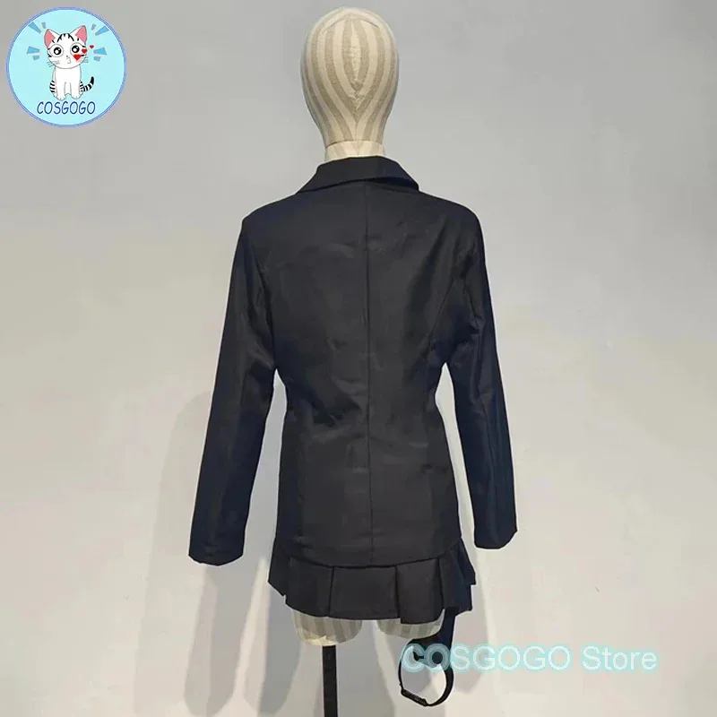 COSGOGO [맞춤형] 블루 아카이브 츠타츠키 리오 코스프레 의상 할로윈 게임 여성 JK 유니폼 정장 코트 스커트 셔츠v;6'h,8;r.