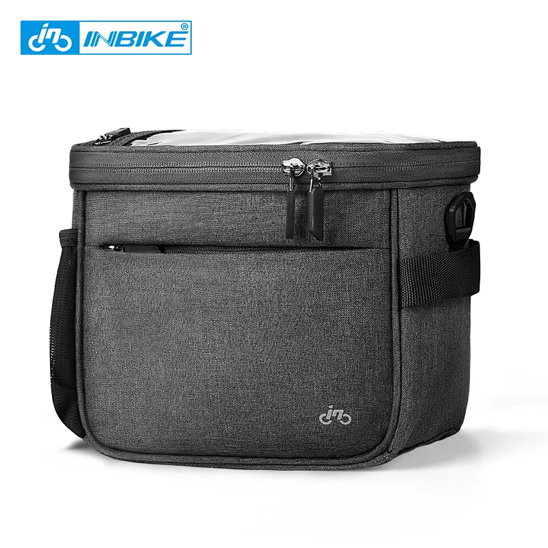 

INBIKE Clearance Sale！Bike Handlebar Bag Bike Front Phone Bag Storage Pouch with TPU Touch Screen Insulation Bicycle Frame Bag
