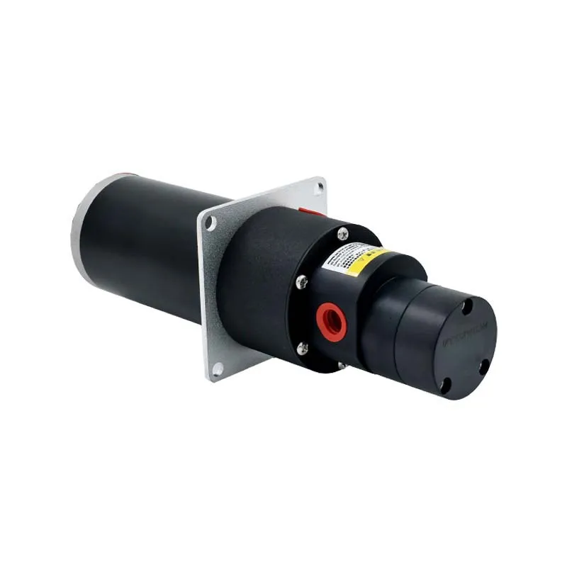 SOVOFLO MG219PR02DY90R Magnetic Gear Pump 3mL/rev PPS body PEEK gear PTFE/FKM seal No pulse No leakage for Corrosive Liquids