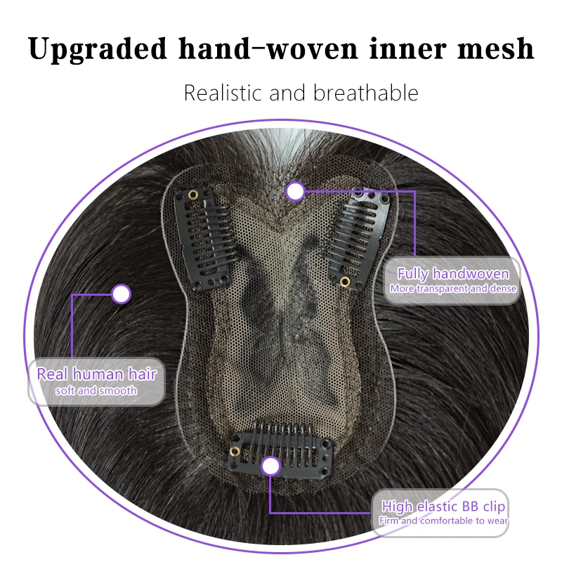 25 سنتيمتر 100% الشعر البشري 7X10 سنتيمتر Hairnet ملحقات السويسري قطع الدانتيل الباروكات تحسين حجم الشعر توبر شعر مستعار قطعة للنساء #4