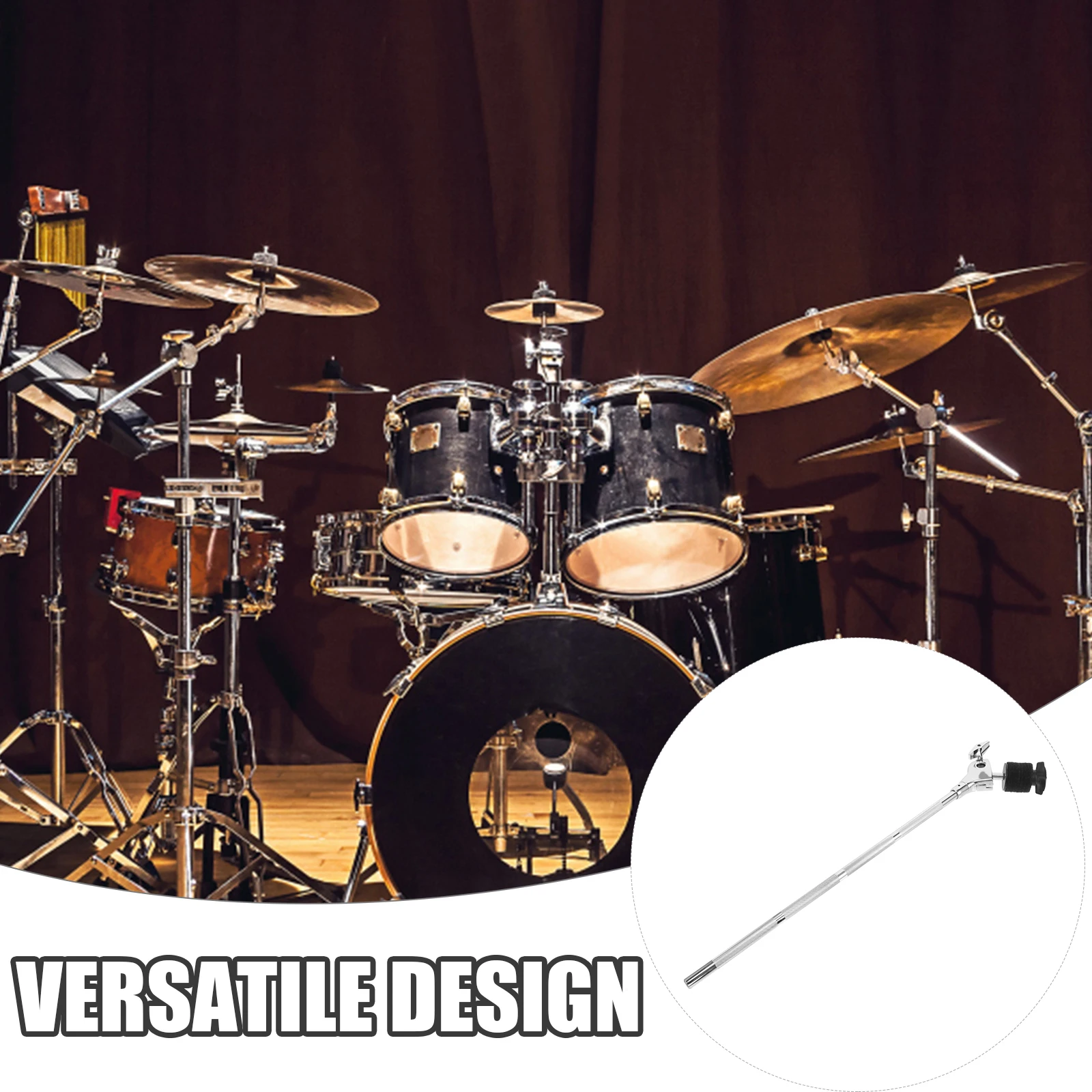 

Rotating Head Drum Accessories Cymbal Boom Arm Short Alloy Clamp Holder Stand Music Supplies Sturdy Flexible Stable