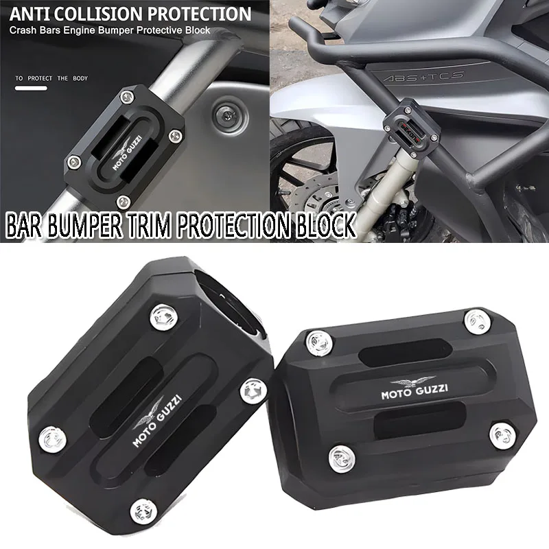 For Moto Guzzi V85TT V100 V9 ​​Roamer Bobber V85 TT V7 Stone/Special Bumper Protection Engine Crash Bar Protector Accessories