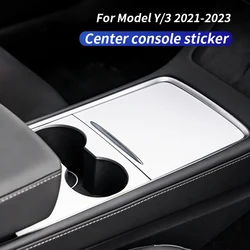 Per tesla model 3 2021 22 2023/modello y adesivo di controllo centrale adesivo protettivo di controllo centrale accessori interni per auto