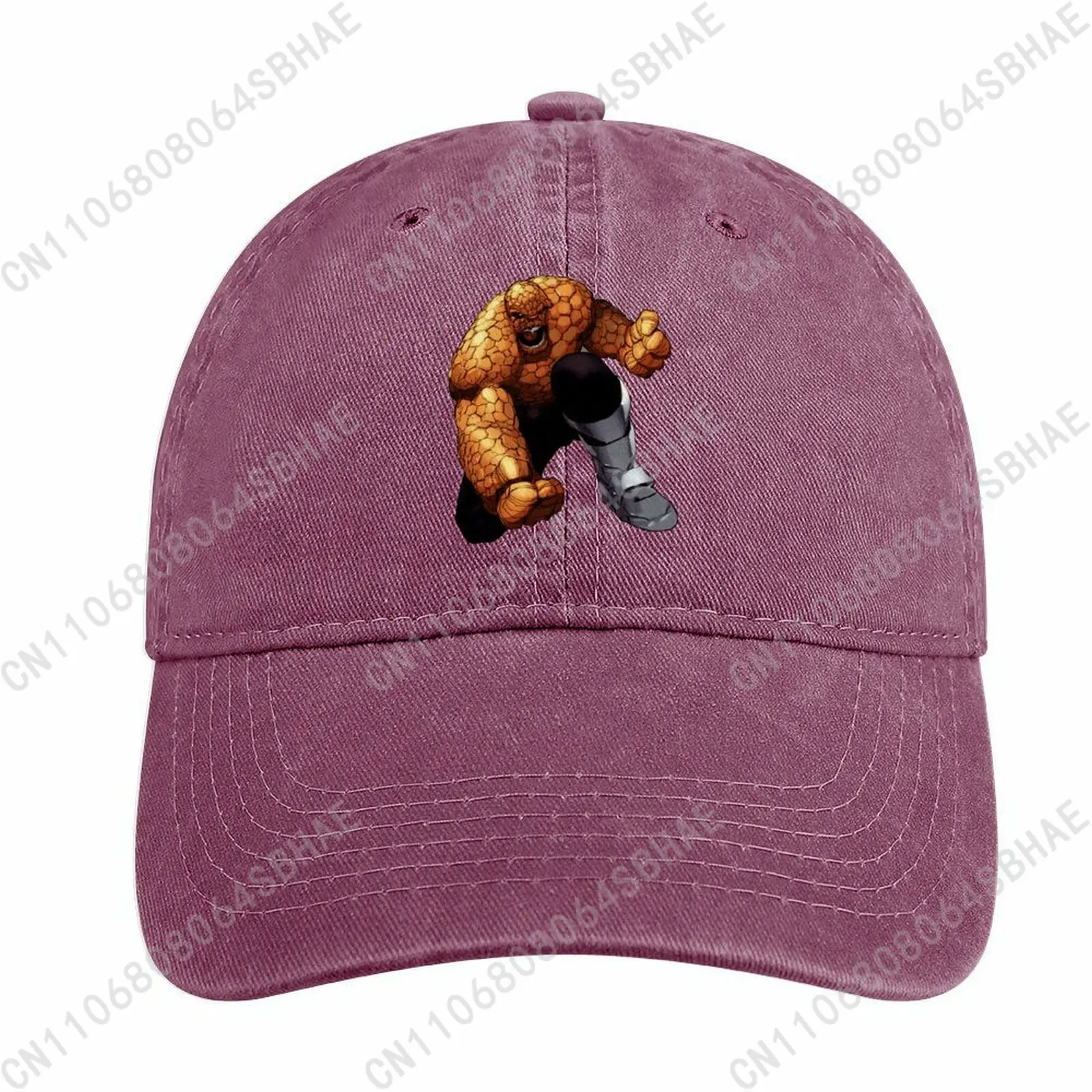 

Marvel Things Washed Cotton Baseball Cap Vintage Dad Hat Men Women Retro Adjustable Denim Cap Streetwear Cosplay