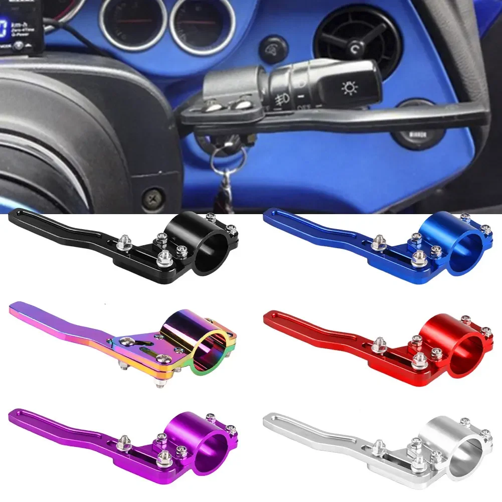 Vehicle Steering Wheel Extension Rod Turn Signal Stem Compatible Diameter 18mm to 28mm Adjustable Elevation Kit