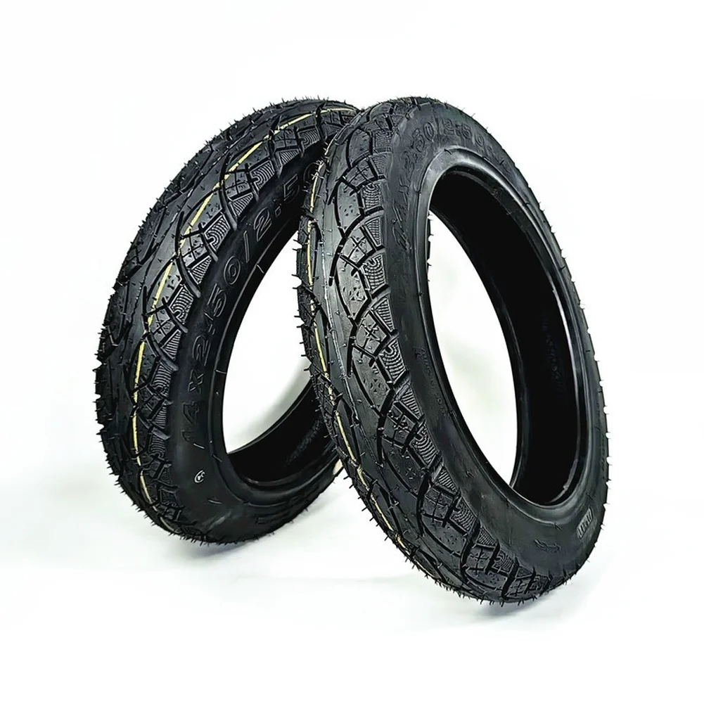 

For Electric scooter tubeless tire 14 inch 14x2 50 with heavy duty load capacity and anti slip tread for safe riding