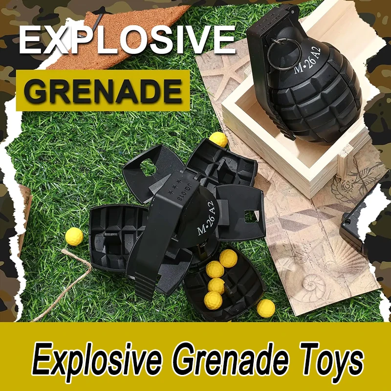 

Outdoor CS Airsoft Cosplay Prop Plastic Tactical Dummy Hand Grenade Toy Model
