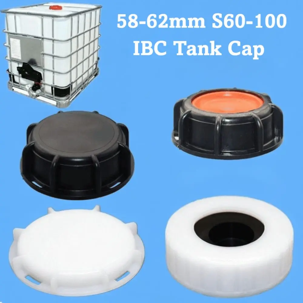 Plastic IBC Tank Cap Lightweight Leak-proof Drainage Outlet Adapter Corrosion Resistant Threaded Tank Valve Cover