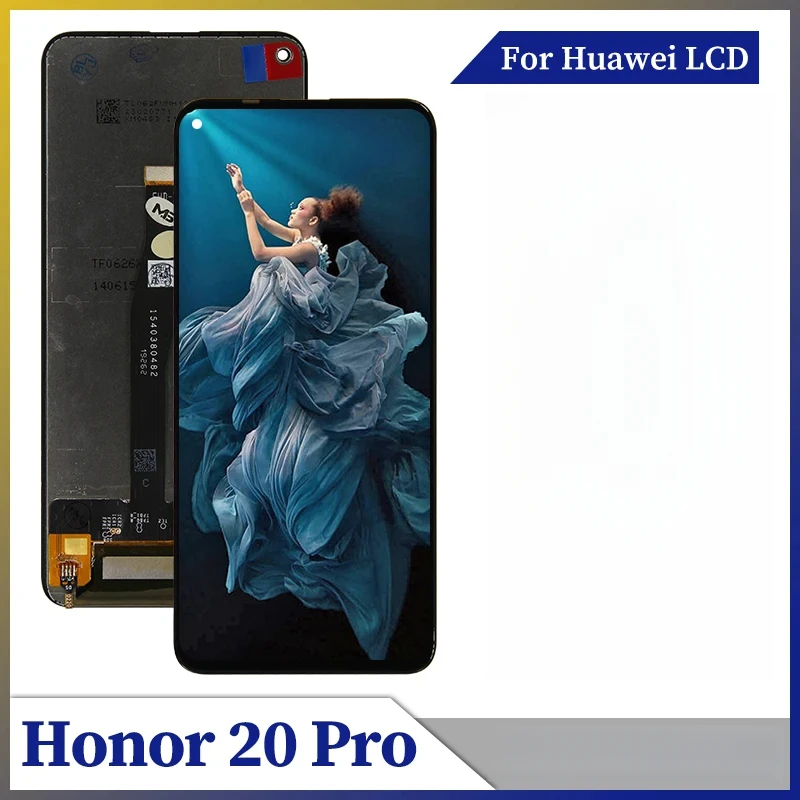 

6.26" LCD For Huawei Honor 20 Pro Display YAL-AL10 YAL-L41 Screen Touch Digitizer Assembly Replacement Parts