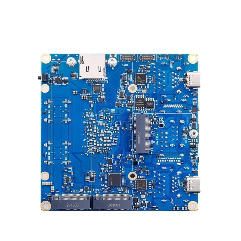 For 6 main boards 6 development boards 12 cores 64 bit processor 45TOPS hash board AI model