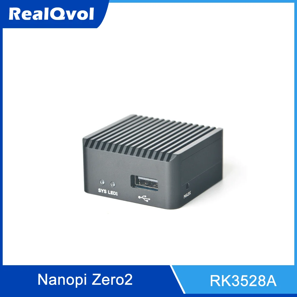 Imagem -04 - Realqvol Amigávelelec Nanopi Zero2 Mini Placa de Desenvolvimento Rk3528a gb Suporte para Expansão Emmc Wifi Porta Gigabit Ethernet