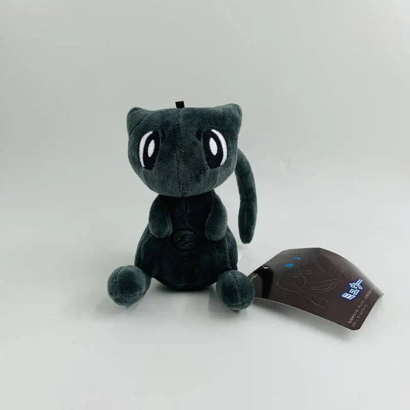 13CM Pokemon Plush Mew Keychain Stuffed Black Mew Bag Pandent and Decorations for Kids Christmas Gift