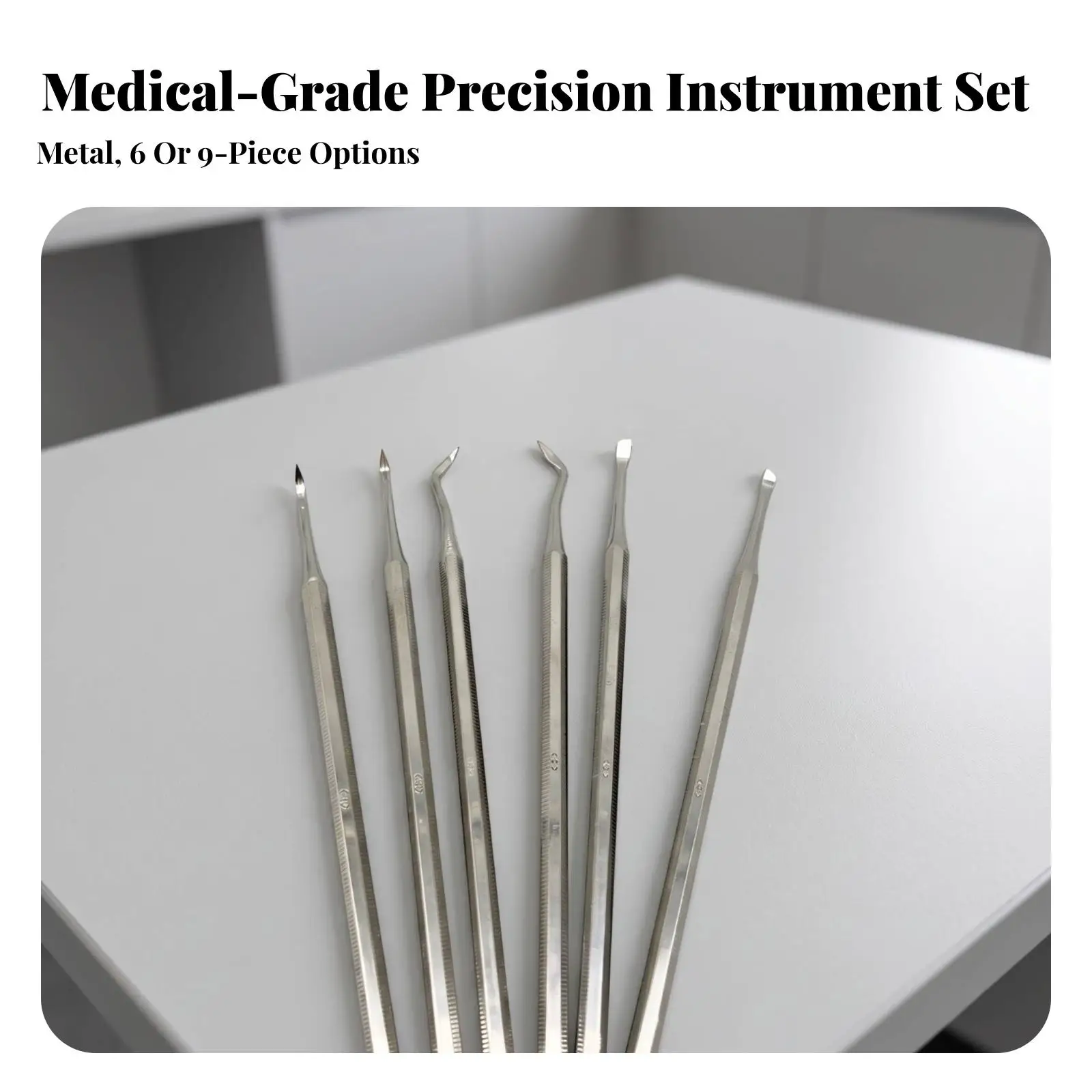 Oral Hand Scaler Instrument Stainless Steel Dental Calculus Remover for Vocational Training and Classroom Demonstration Use