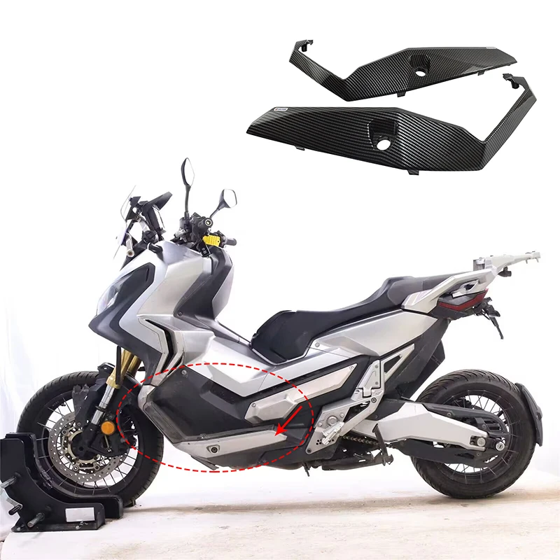 

Motorbike Front Bodywork Lower Side foot Step Fairing Footpeg Outside Cover For Honda X-ADV XADV 750 2017 2018 2019 2020-2023