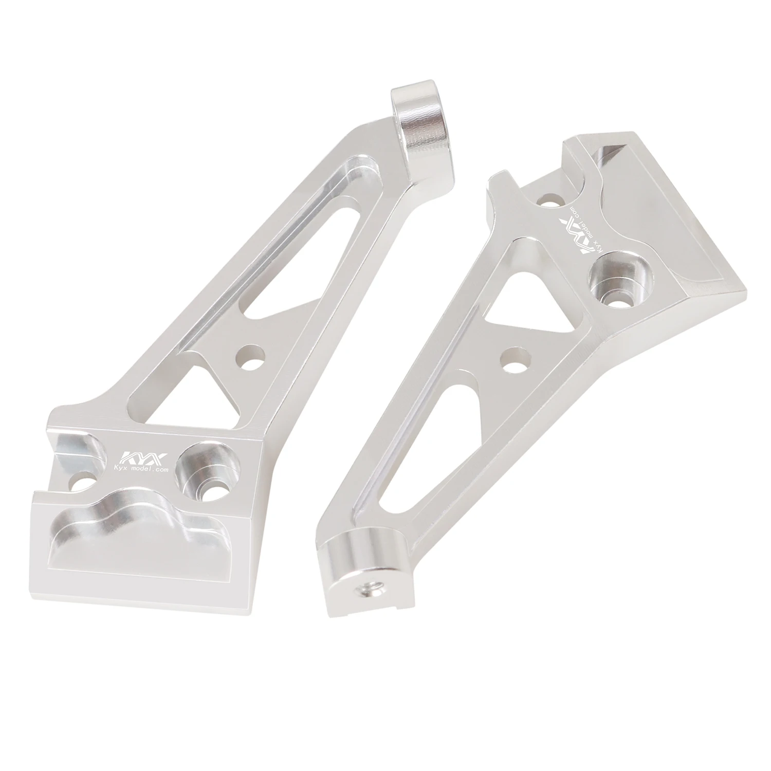 KYX سباق الألومنيوم الجبهة صدمة برج صدمة جبل ترقيات أجزاء الملحقات ل 1/10 RC سيارة Tamiya The Bigwig 2017