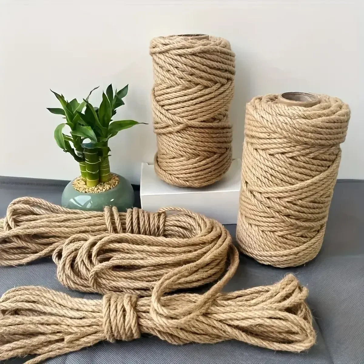 1pc- Cat Scratching Rope, Natural Sisal And Hemp Rope For Scratching Post, Tree Replacement, And Furniture Protection