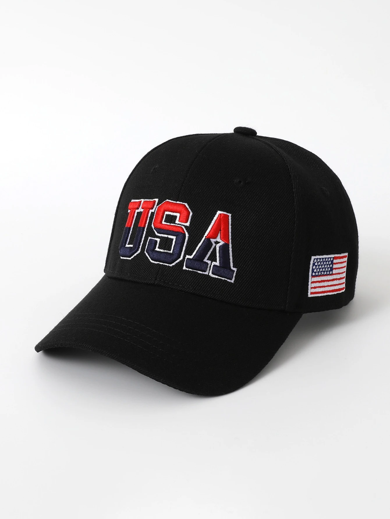 1PCS Fashion American alphabet embroidered baseball cap American flag pattern baseball cap Girls boys all-purpose baseball cap