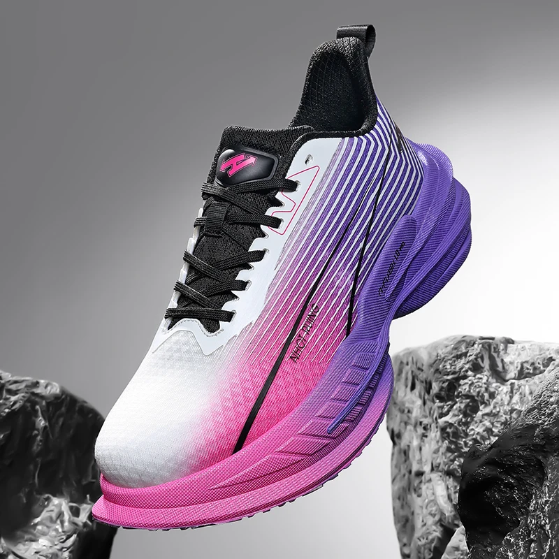 2026 Hot Sale Men Running Shoes Green Purple Walking Jogging Shoes Mens Top Quality Training Shoes Male Soft Gym Sneakers Men