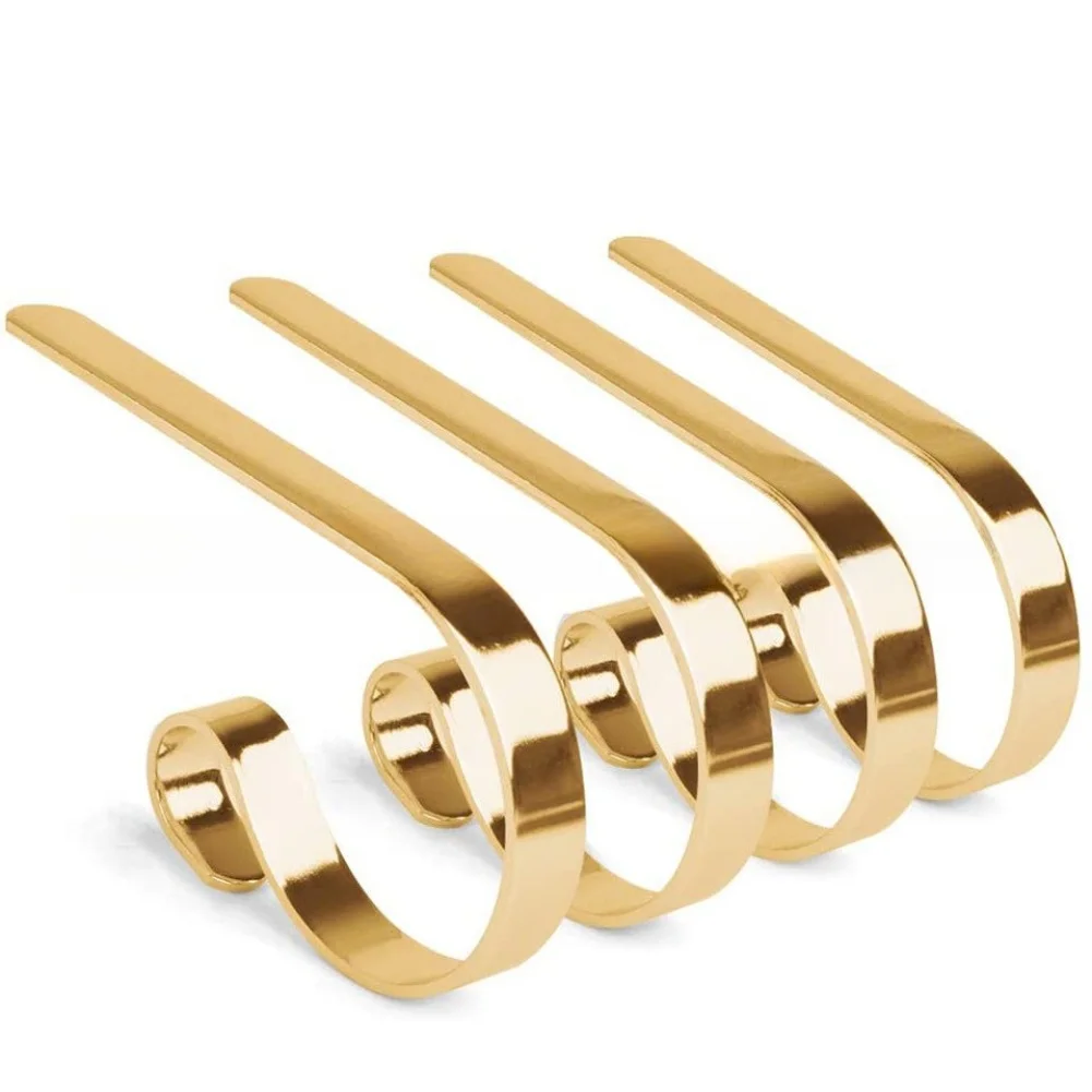 

Регулируемые держатели рождественских чулок для мантии, чтобы надежно удерживать чулки и другие предметы, когда защищают поверхности мантии