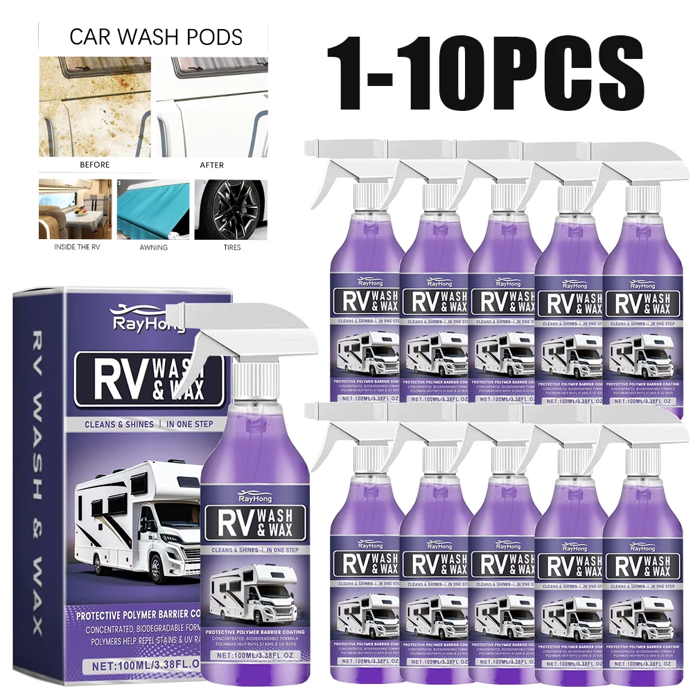 For Refer To Description Car Coating Agent 100ml Car Coating Agent Mild RV Cleaning Fluid Deep Nourishment Cars Boats