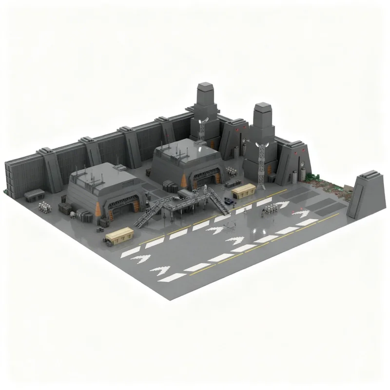 17397pcs MOC Star Battle SW - Research Station 9 Model Building Blocks Construction Creative Brick Collection Education Craft