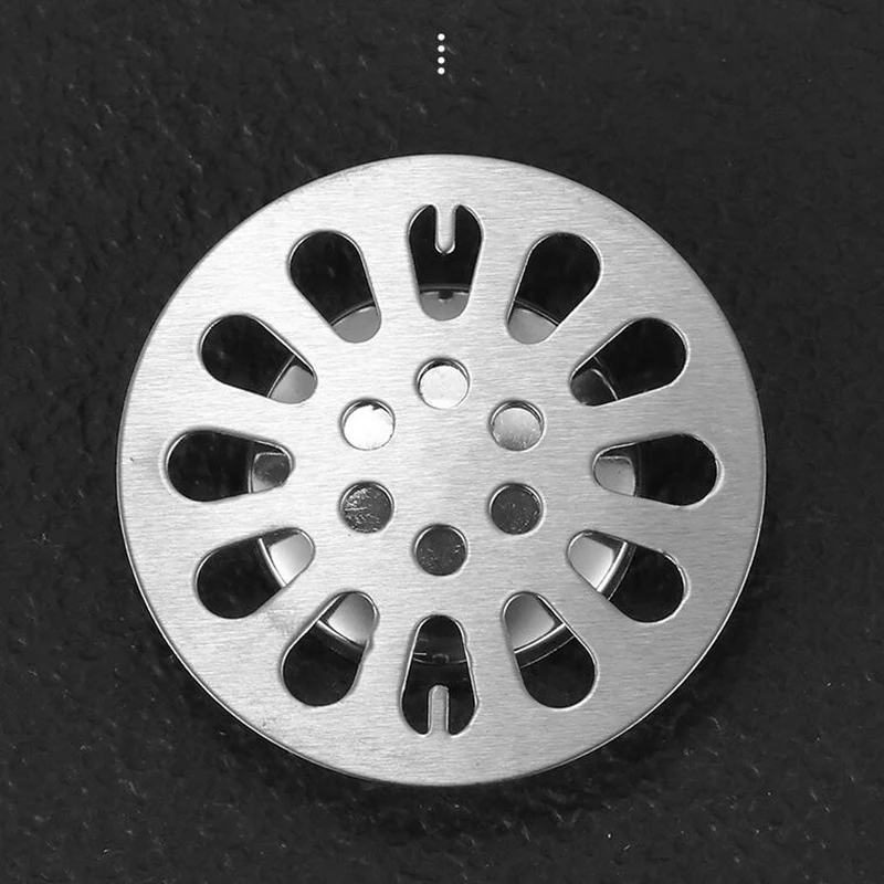 1Pcs Stainless Steel Sewer Floor Drain Cover Filter Kitchen Anti-Clogging Sink Bathroom Accessories