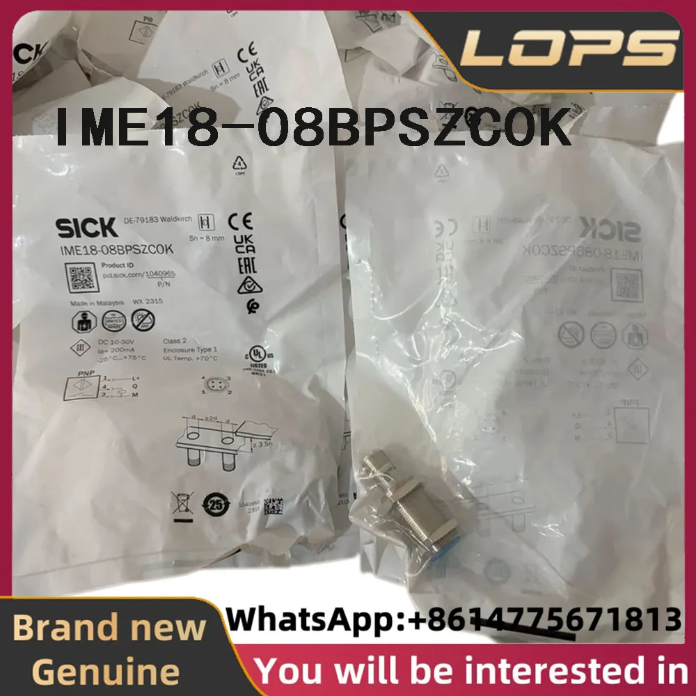 IME18-08BPSZC0K Brand new original SICK proximity switch sensor part number 1040965 in stock, welcome to consult